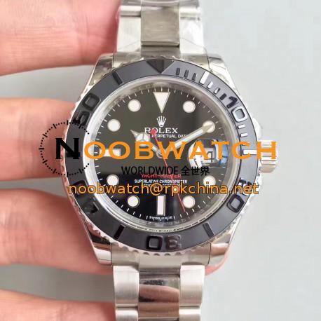 Replica Rolex Yacht-Master 40 116622 EW Stainless Steel Black Dial Swiss 3135