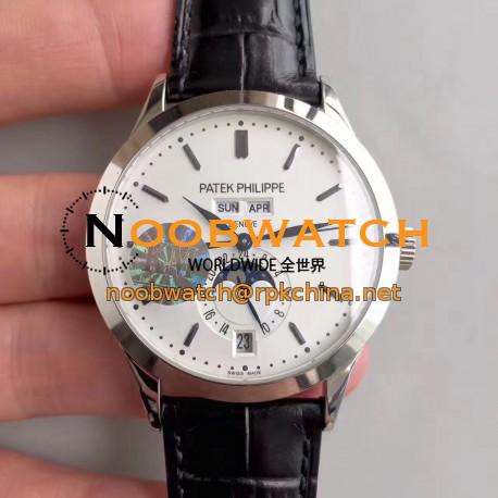 Replica Patek Philippe Annual Calendar 5396G KM Stainless Steel White Dial Swiss 324S