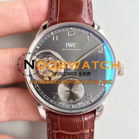 Replica IWC Portugieser Tourbillon IW546301 AZ Stainless Steel Anthracite Dial Swiss Caliber 65192