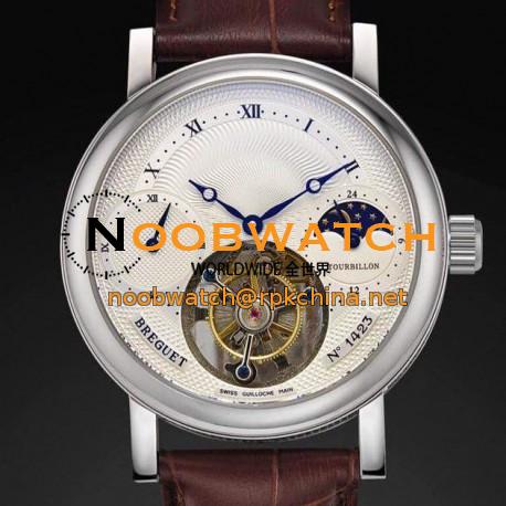 Replica Breguet Grand Complication Moonphase Stainless Steel Swiss Tourbillon