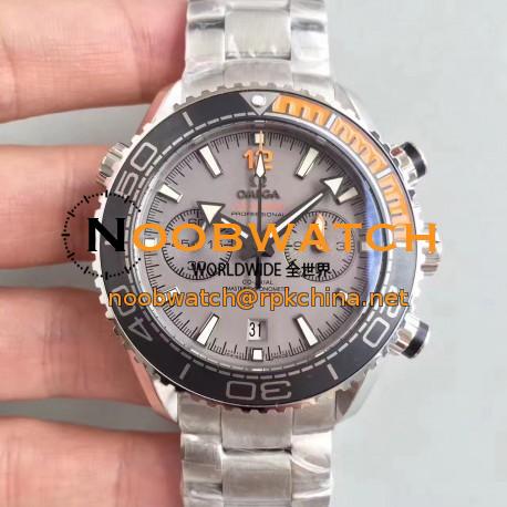 Replica Omega Seamaster Planet Ocean 600M Chronograph 215.90.46.51.99.001 JH Stainless Steel Grey Dial Swiss 9900