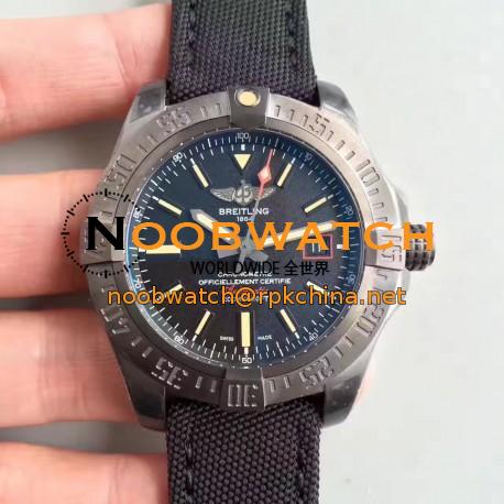 Replica Breitling Avenger Blackbird 44 V1731110/BD74/109W/M20BASA.1 GF Titanium Black Dial Swiss 2824-2