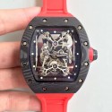 Replica Richard Mille RM50-27-01 NTPT KV Black Forged Carbon Black & Skeleton Dial M9015