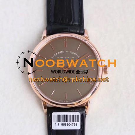 Replica A. Lange & Sohne Saxonia Thin 211.032 V6 Rose Gold Grey Dial M9015