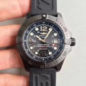 Replica Breitling Superocean Steelfish A17390 N PVD Black Dial Swiss 2836-2