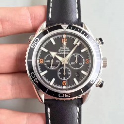 Replica Omega Seamaster Planet Ocean 600 M Co-Axial Chronograph 2210.51.00 N Stainless Steel Black Dial Swiss ETA 7750