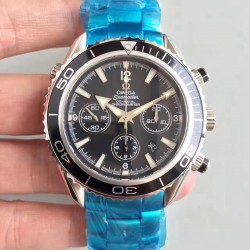 Replica Omega Seamaster Planet Ocean 600 M Co-Axial Chronograph 2210.51.00 N Stainless Steel Black Dial Swiss ETA 7750