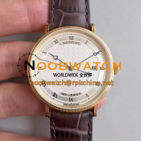 Replica Breguet Classique 5177 FK Yellow Gold Silver Dial Swiss Caliber 777Q