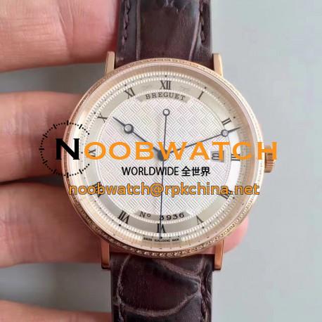 Replica Breguet Classique 5177 FK Rose Gold Silver Dial Swiss Caliber 777Q