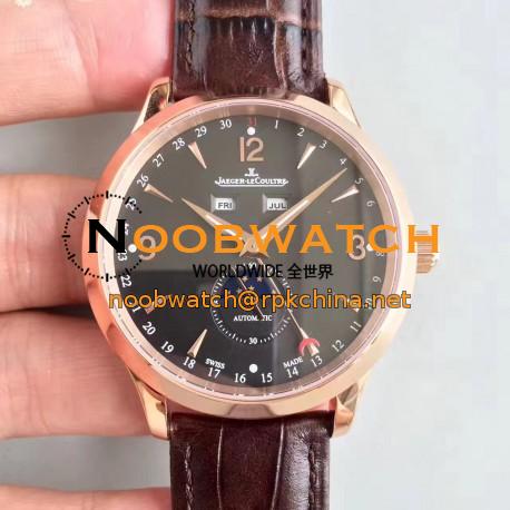 Replica Jaeger-LeCoultre Master Calendar 1552520 BF Rose Gold Black Dial Swiss Caliber 866/1