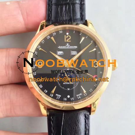 Replica Jaeger-LeCoultre Master Calendar 1552520 BF Yellow Gold Black Dial Swiss Caliber 866/1