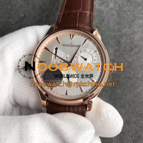 Replica Jaeger-LeCoultre Master Ultra Thin Reserve de Marche 1372501 MG Rose Gold Silver Dial Swiss Caliber 938