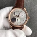 Replica Jaeger-LeCoultre Master Ultra Thin Reserve de Marche 1372501 MG Rose Gold Silver Dial Swiss Caliber 938