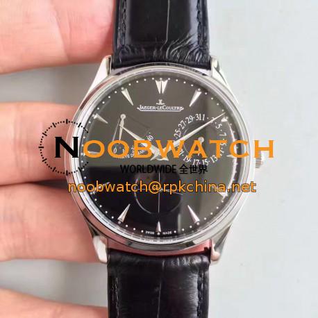 Replica Jaeger-LeCoultre Master Ultra Thin Reserve de Marche 1378480 ZF Stainless Steel Black Dial Swiss Caliber 938