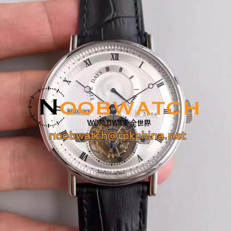 Replica Breguet Classique Complication 5317PT/12/9V6 BG Stainless Steel Silver Dial Swiss Tourbillon