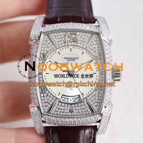 Replica Parmigiani Fleurier Kalpa Grande PFC124.0000300 AF Stainless Steel & Diamonds Diamond Dial Swiss PF331