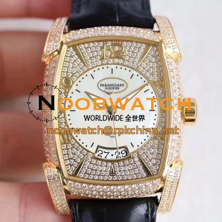 Replica Parmigiani Fleurier Kalpa Grande PF011968.01 AF Yellow Gold & Diamonds Diamond Dial Swiss PF331