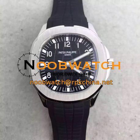 Replica Patek Philippe Aquanaut Jumbo 5167A-001 MK Stainless Steel Black Dial Swiss 324SC