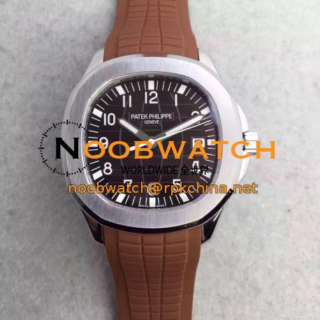 Replica Patek Philippe Aquanaut Jumbo 5167A-001 MK Stainless Steel Brown Dial Swiss 324SC