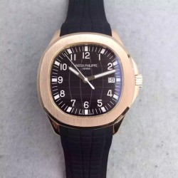 Replica Patek Philippe Aquanaut Jumbo 5167R-001 MK Rose Gold Brown Dial Swiss 324SC