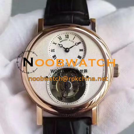 Replica Breguet Classique Complications Tourbillon 5357BA/1B/9V6 AX Rose Gold White Dial Swiss Tourbillon