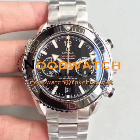 Replica Omega Seamaster Planet Ocean 600M Chronograph 215.30.46.51.01.001 JH Stainless Steel Black Dial Swiss 9900