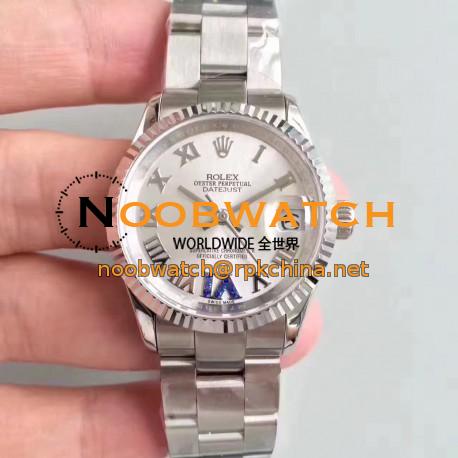 Replica Rolex Datejust 31 178240 31MM JF Stainless Steel Silver Dial Swiss 2836-2