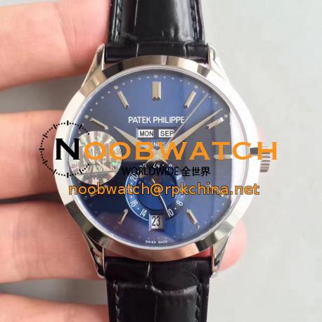 Replica Patek Philippe Annual Calendar 5396G KM Stainless Steel Blue Dial Swiss 324S