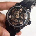 Replica Antoine Preziuso Tourbillon of Tourbillons LE PVD Black Skeleton Dial Swiss Caliber AFP-TTR-3X