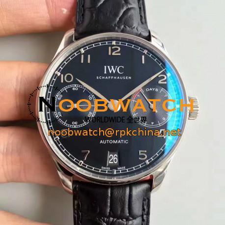 Replica IWC Portugieser IW500703 ZF Stainless Steel Black Dial Swiss 52010