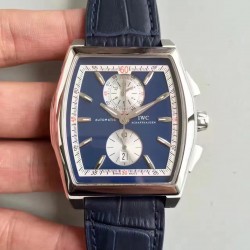 Replica IWC Da Vinci Chronograph IW376403 ZF Stainless Steel Blue Dial Swiss 89361