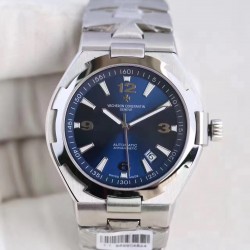 Replica Vacheron Constantin Overseas 47040 N Stainless Steel Blue Dial Swiss 2824-2