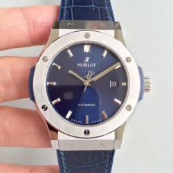 Replica Hublot Classic Fusion Titanium Blue 511.NX.7170.LR JJ Titanium Blue Dial Swiss HUB1112