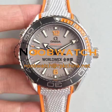 Replica Omega Seamaster Planet Ocean 600M 215.92.44.21.99.001 N Stainless Steel Grey Dial Swiss 8900