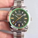 Replica Rolex Milgauss 116400GV JF Stainless Steel Black Dial Swiss 3131