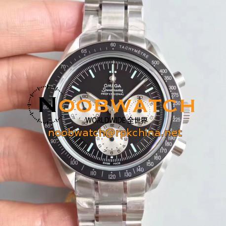 Replica Omega Speedmaster Moonwatch Speedy Tuesday 1978 311.32.42.30.01.001 JH Stainless Steel Black Dial Swiss 1861