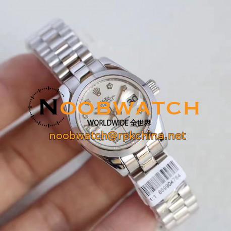 Replica Rolex Lady Datejust 28 279166 28MM N Stainless Steel Mother Of Pearl Dial Swiss 2671