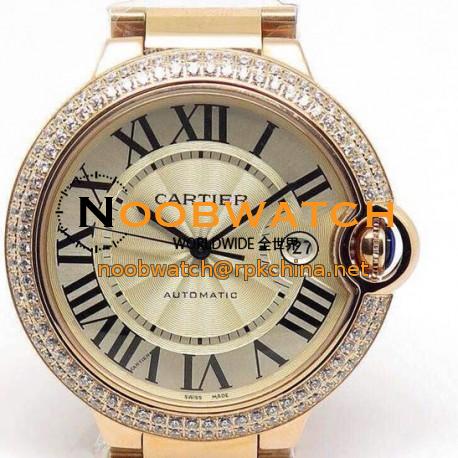 Replica Cartier Ballon Bleu 36MM Rose Gold Swiss ETA 2688