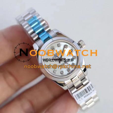 Replica Rolex Lady Datejust 28 279166 28MM N Stainless Steel Mother Of Pearl Dial Swiss 2671