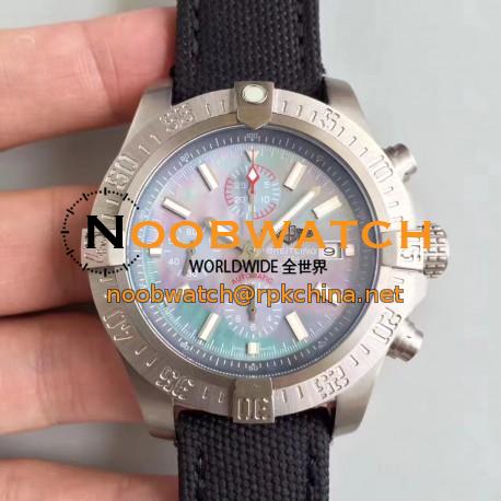 Replica Breitling Avenger Bandit E1338310/M534/253S/E20DSA.2 GF Titanium Mother Of Pearl Dial Swiss 7750