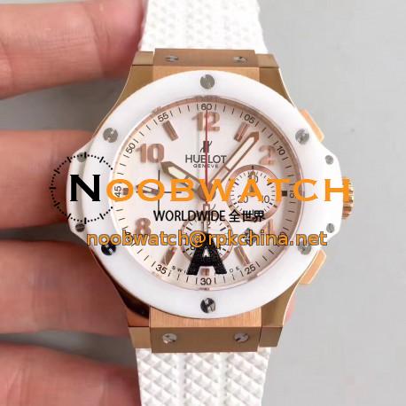 Replica Hublot Big Bang 301.PE.230.RW JF Rose Gold White Dial Swiss HUB4100