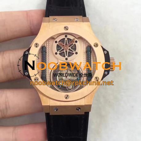 Replica Hublot Big Bang Vendome Tourbillon 305.PX.0009.GR BM Rose Gold Rose Gold Dial Swiss Tourbillon